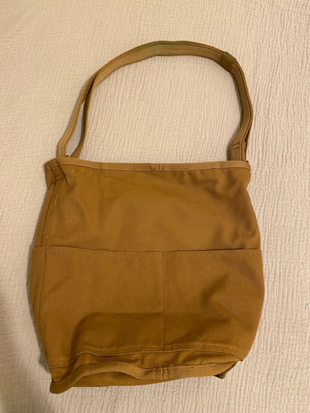 Everlane Canvas Tote Shoulder Bag In Camel. View 2